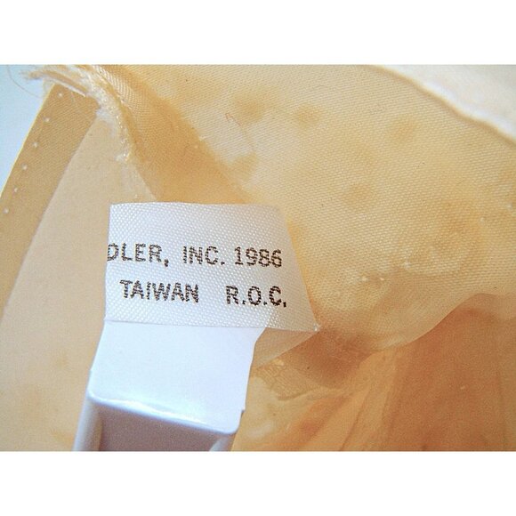 Vintage Kurt Adler Angel Tree Topper Decor Porcelain Head Arms Satin Lace Dress - Picture 10 of 12